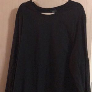 JMS Just My Size 3X woman’s black blouse